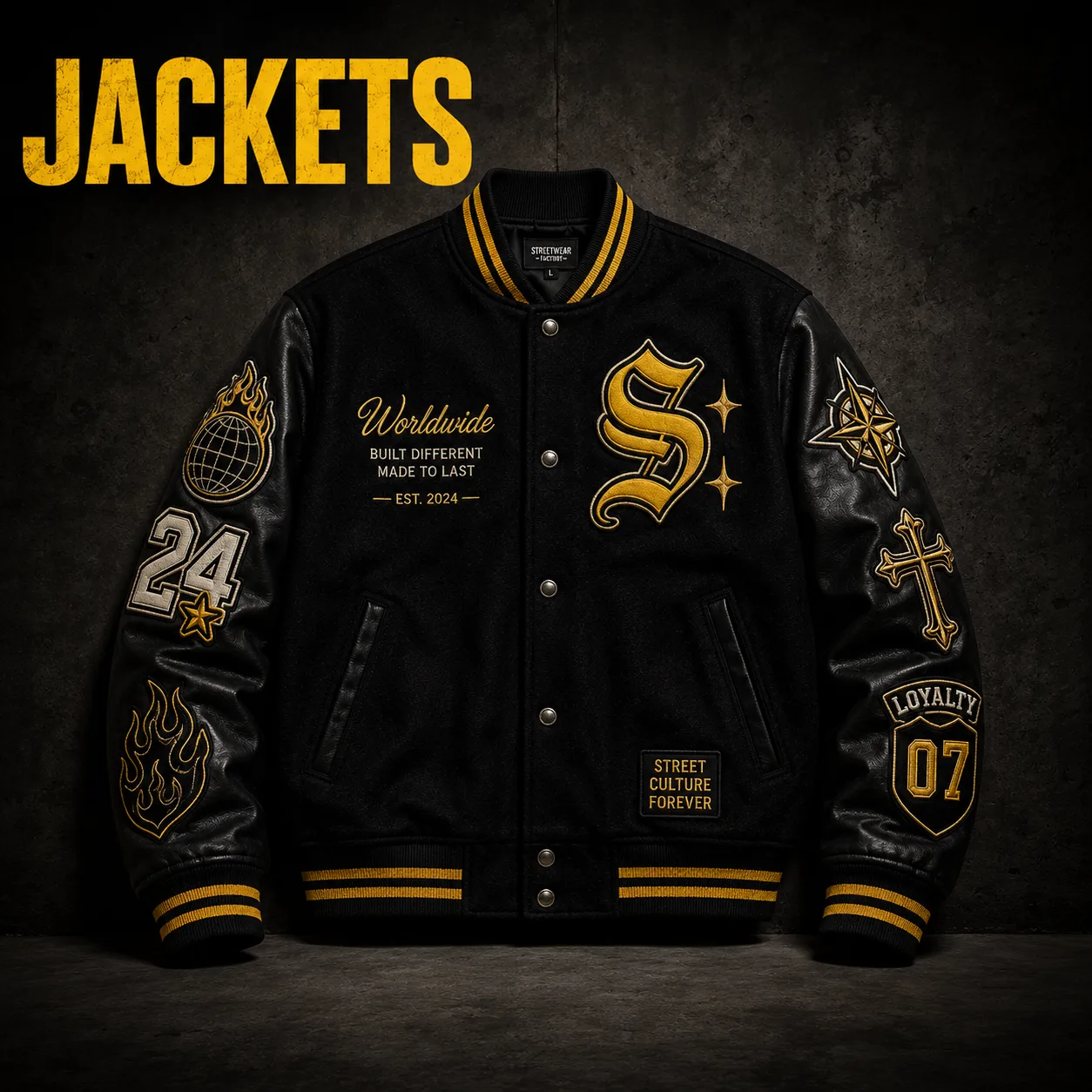 Custom varsity jacket
